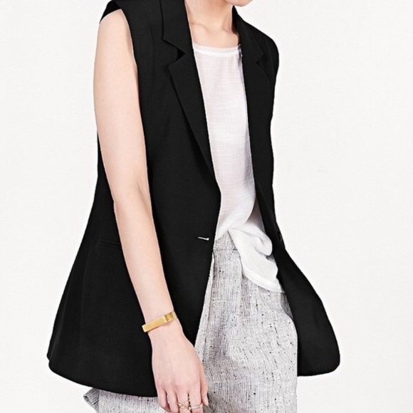 sleeveless blazer vest